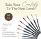 10-Piece Round Paint Brush Set, Large and Small Paint Brushes for Acrylic Painting, Gouache, Watercolor, Oil and Tempera, Soft Synthetic Round Tip, Various Sizes from 2 to 20